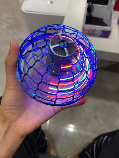 Flynova Pro Flying Ball - Hand-Controlled 360° Mini UFO Toy with Lights