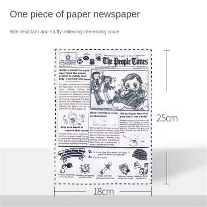 Newspaper Dog Toys Funny Paper Rubbing Sound Small Medium Chew Dog Toys Bite Resistant Tissue Replacement Dog Clean Teeth Toys